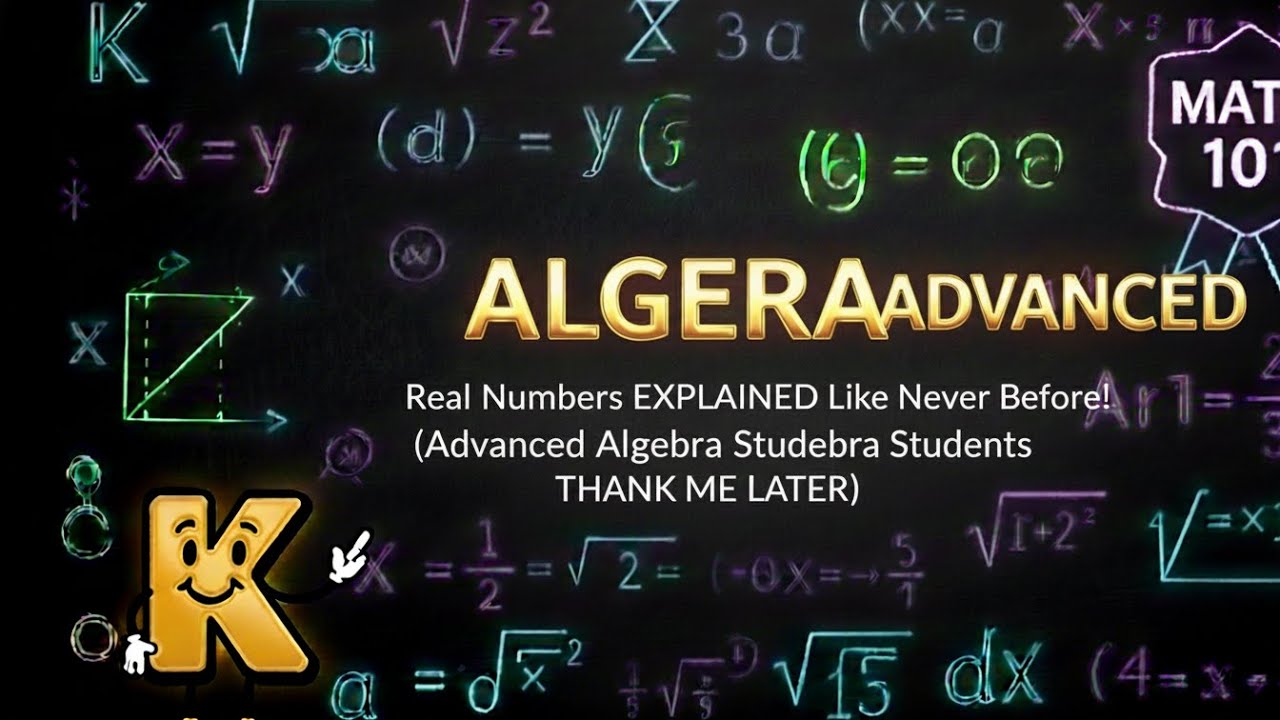 Real Numbers EXPLAINED Like Never Before! Advanced Algebra Students THANK ME LATER