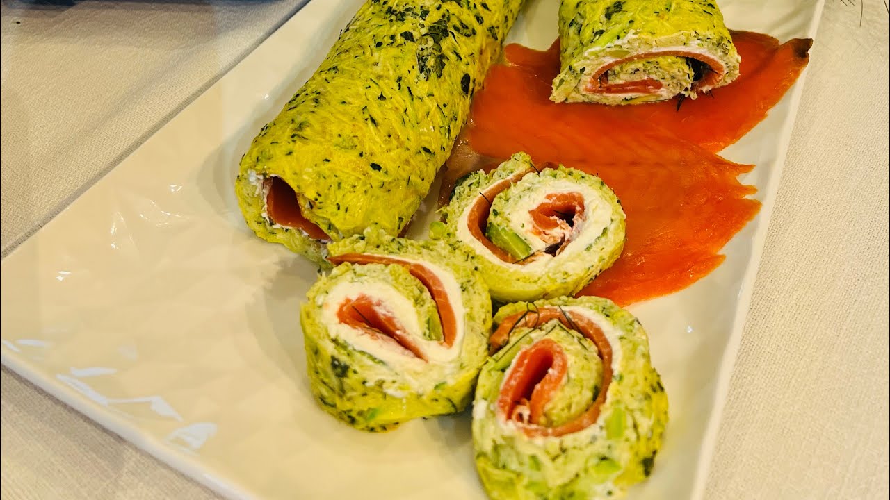 Thermomix/Roulé de saumon et de courgettes au TM7/Cookidoo