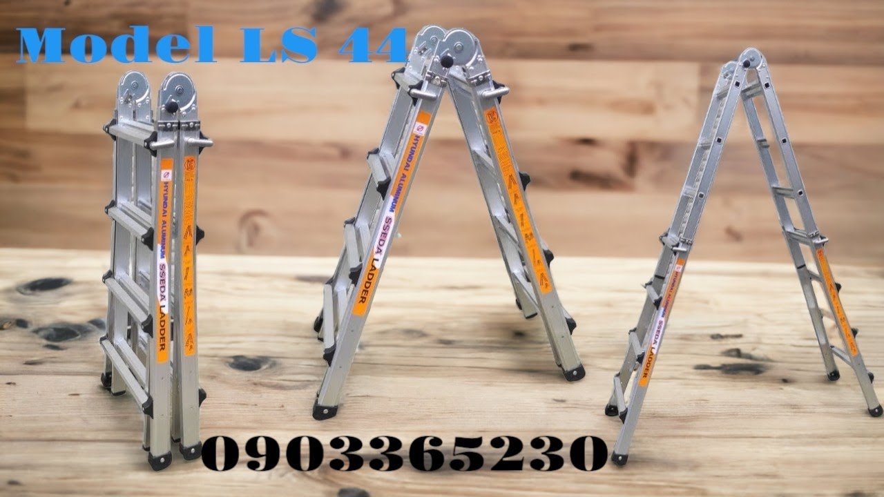 Thang Nhôm Rút Lồng Huyndai LS-44 Mẫu Mới Nhất 2023 - Đa Chức Năng Sử Dụng