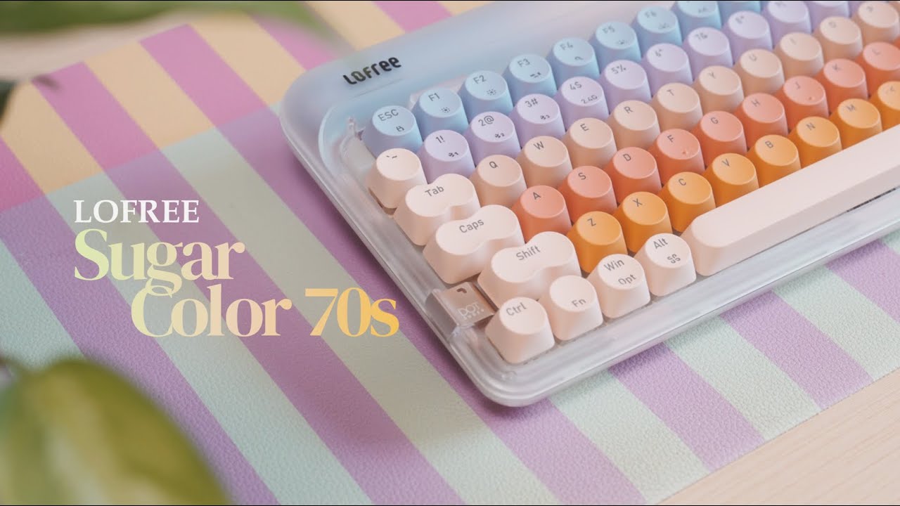LOFREE Sugar Color 70s | The Dopamine Keyboard That Brightens Your Desk