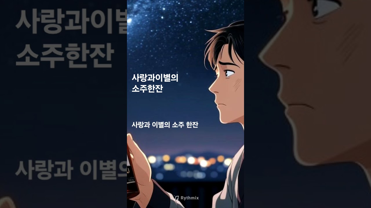 사랑과이별의 소주한잔.(자곡한곡)