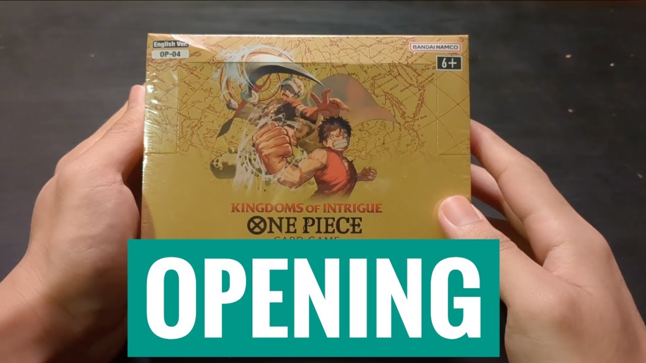 KINGDOMS OF INTRIGUE BOOSTER BOX OPENING | ONE PIECE CARD GAME