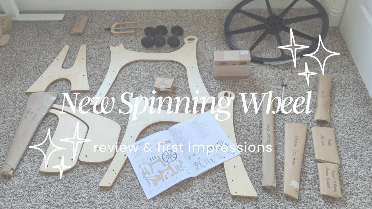 I got a new spinning wheel! | First impressions of the Schacht Flatiron | Specs and Review