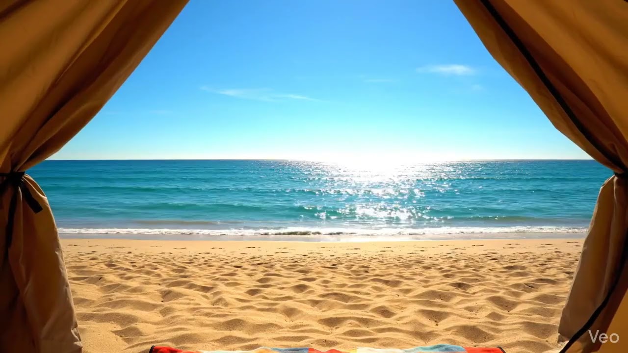 Soothing Beach Waves | Sleep, Relax, Focus