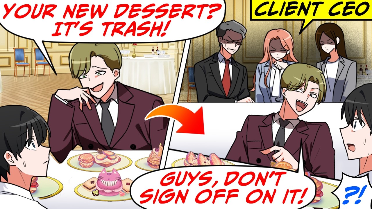 At a Joint Project With a Major Client, My Coworker Dissed My New Dessert![RomCom Manga Dub]