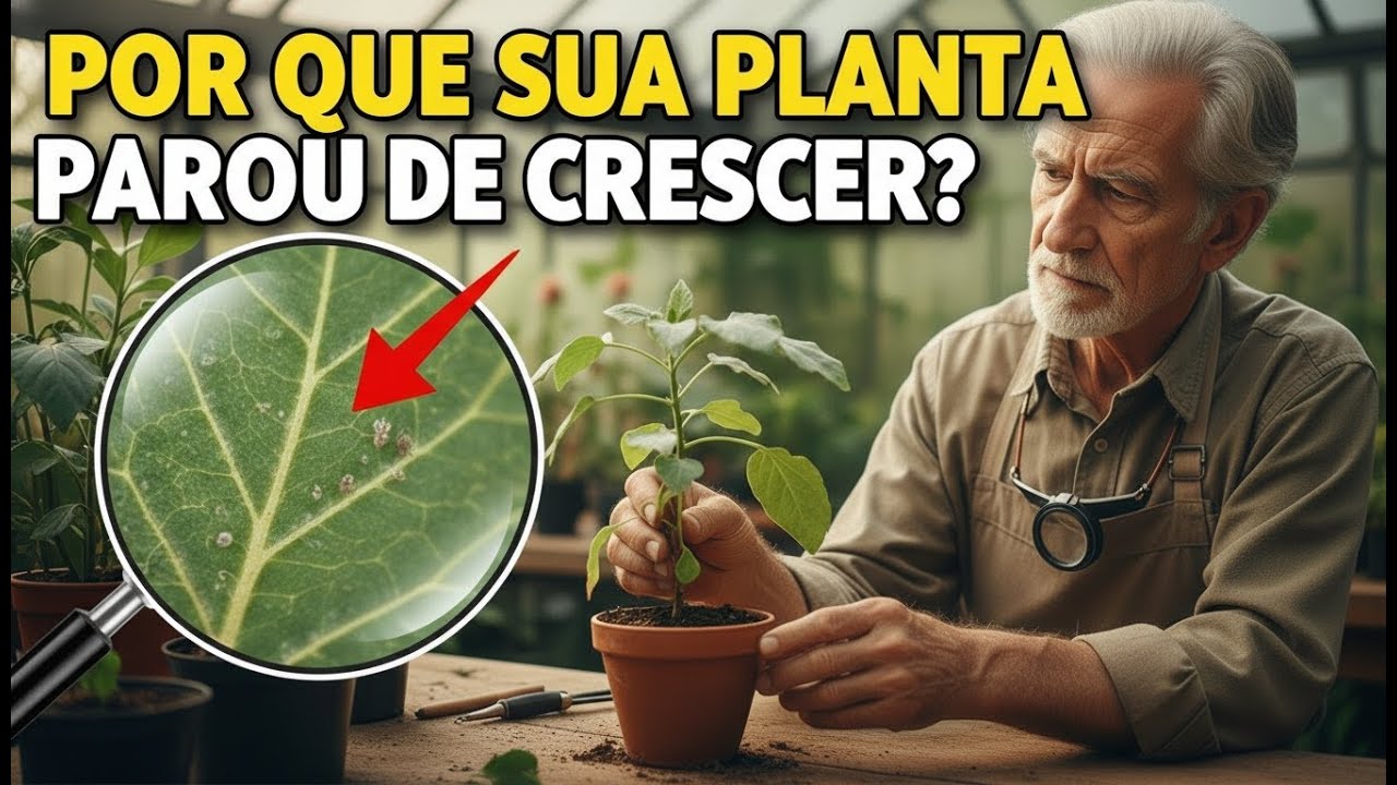 O Dia em Que a Planta Muda de Plano: Por Que Ela Para de Crescer