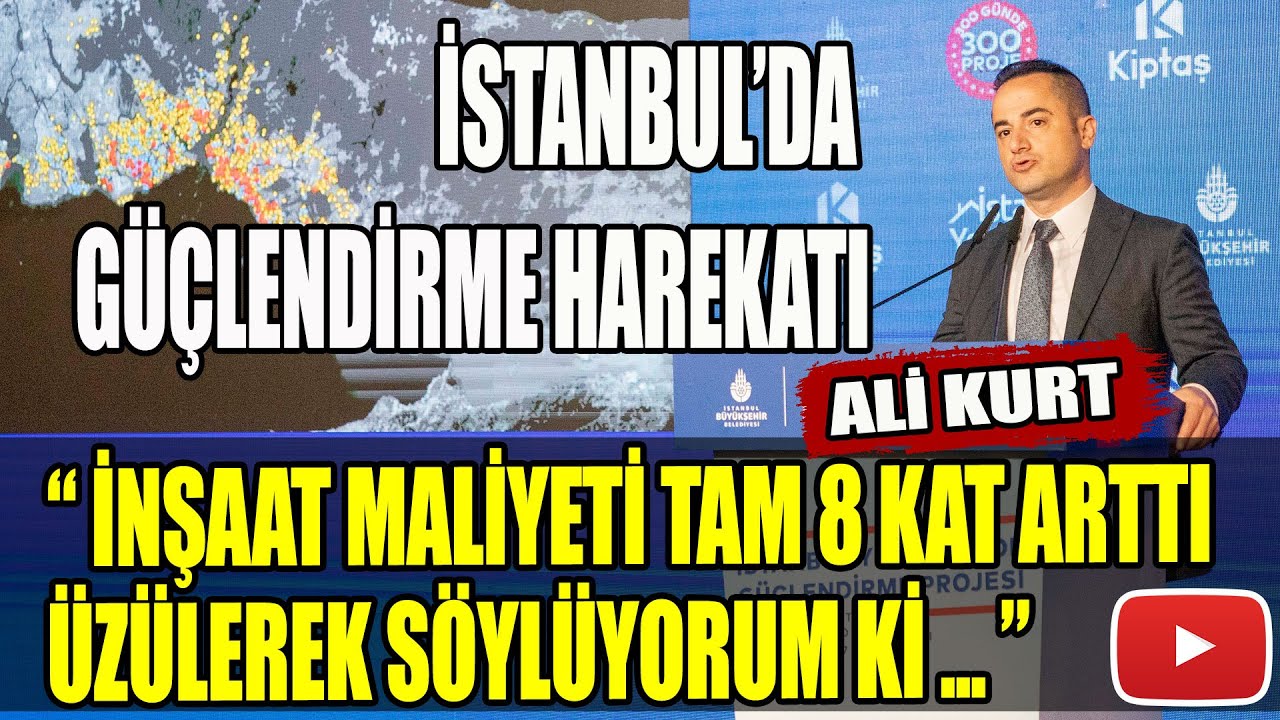 #KİPTAŞ #İstanbul'u G&uuml;&ccedil;lendirme Projesi Başlattı! | Ali Kurt: #Deprem'den Sonra Başvurular Katlandı!