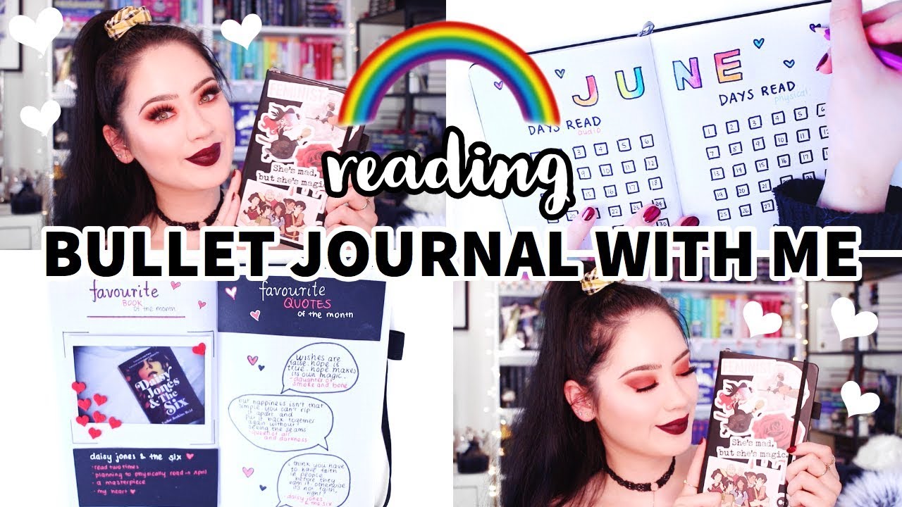 READING BULLET JOURNAL SETUP + JUNE PLAN WITH ME | Updated Flip Through & Bullet Journal With Me