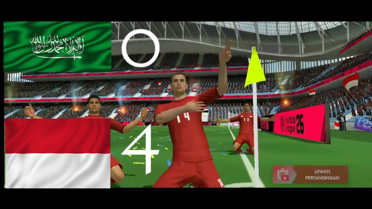 Arab saudi vs Indonesia 0-4