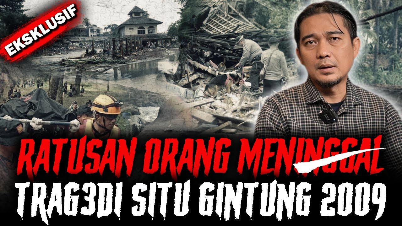 SEMUA PANIK DAN PASRAH !TERIAKAN MINTA TOLONG DIMANA-MANA ! TRAG3DI JEBOLNYA SITU GINTUNG 2009 !!