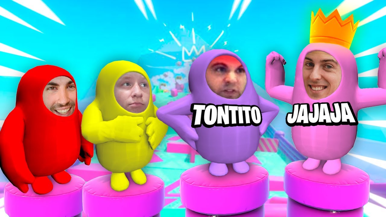 *VEGETTA777 se ENFADA CONMIGO en FALL GUYS*