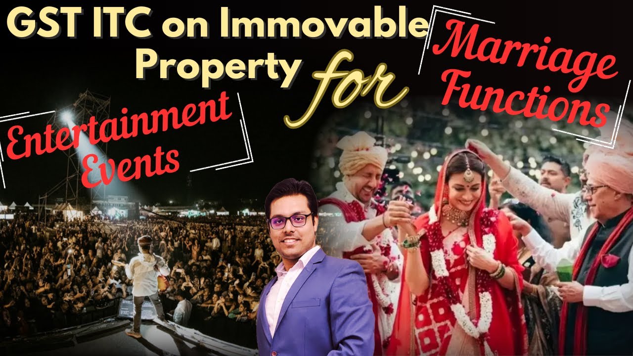 ITC on Renting of Auditoriums/Marriage Gardens/Clubs/Halls for Event Management Services