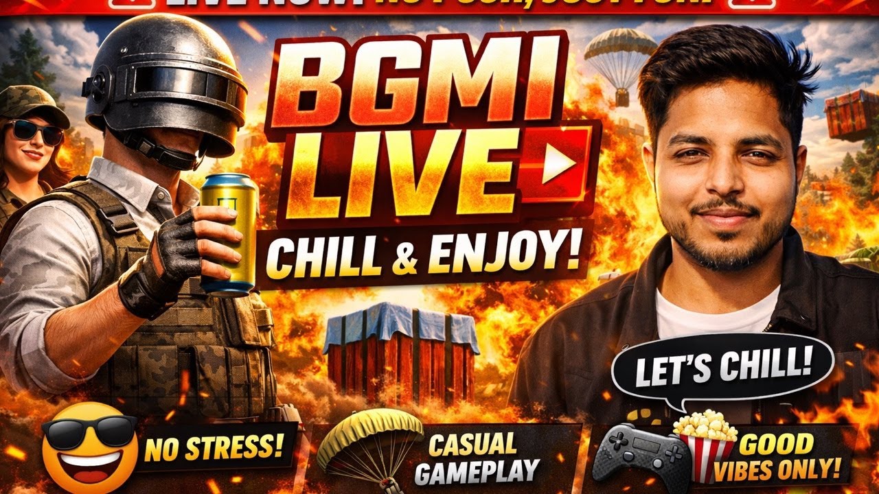 🚨 BGMI LIVE NOW 🔴 | Just Chilling & Enjoying 😎 | No Push Only Fun Gameplay