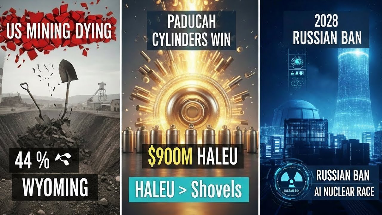 US KILLS Uranium Mining: Paducah's 7,600 Cylinders CRUSH New Mines (2028 Truth)