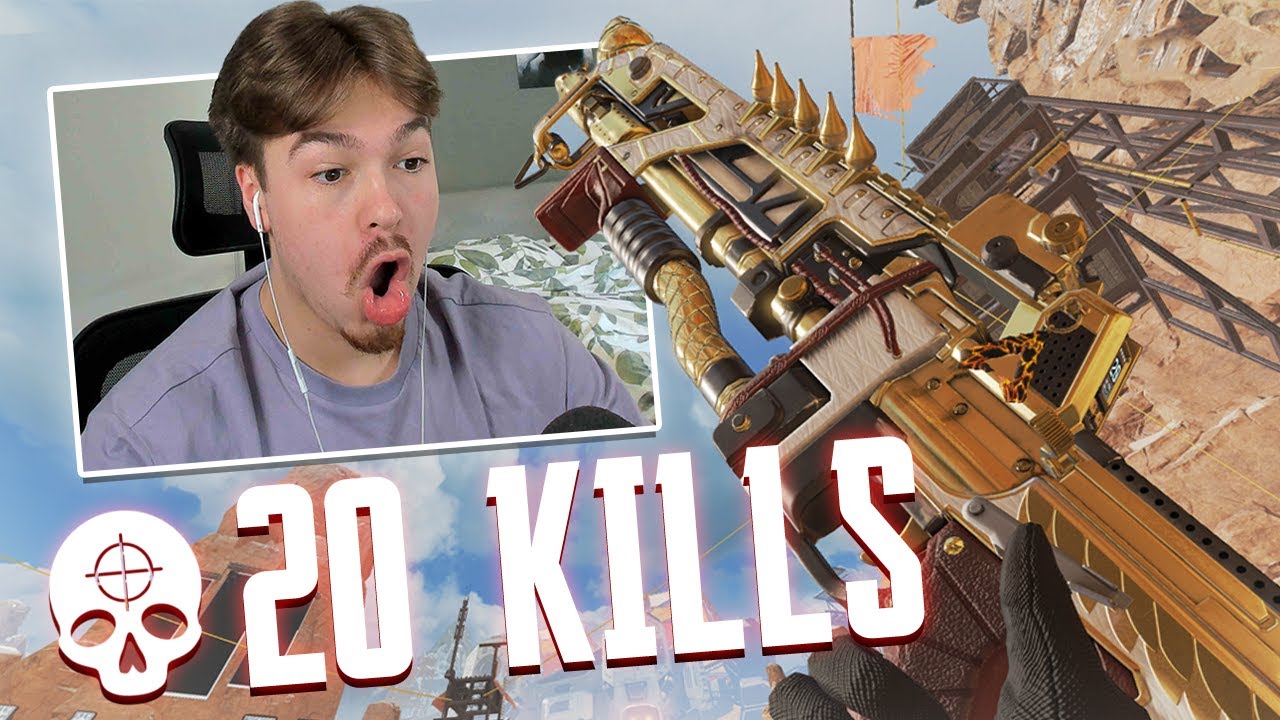 I dropped 20 kills in Apex Legends...