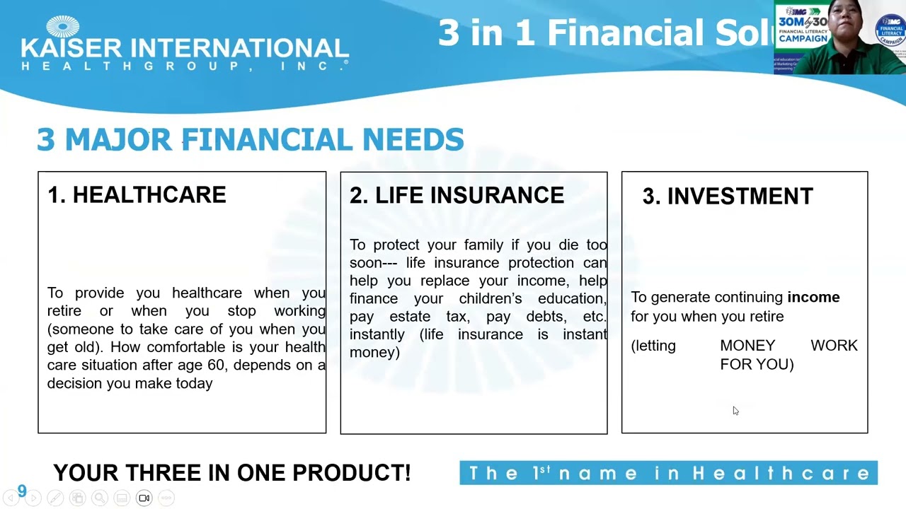 KAISER HMO with INSURANCE and INVESTMENT