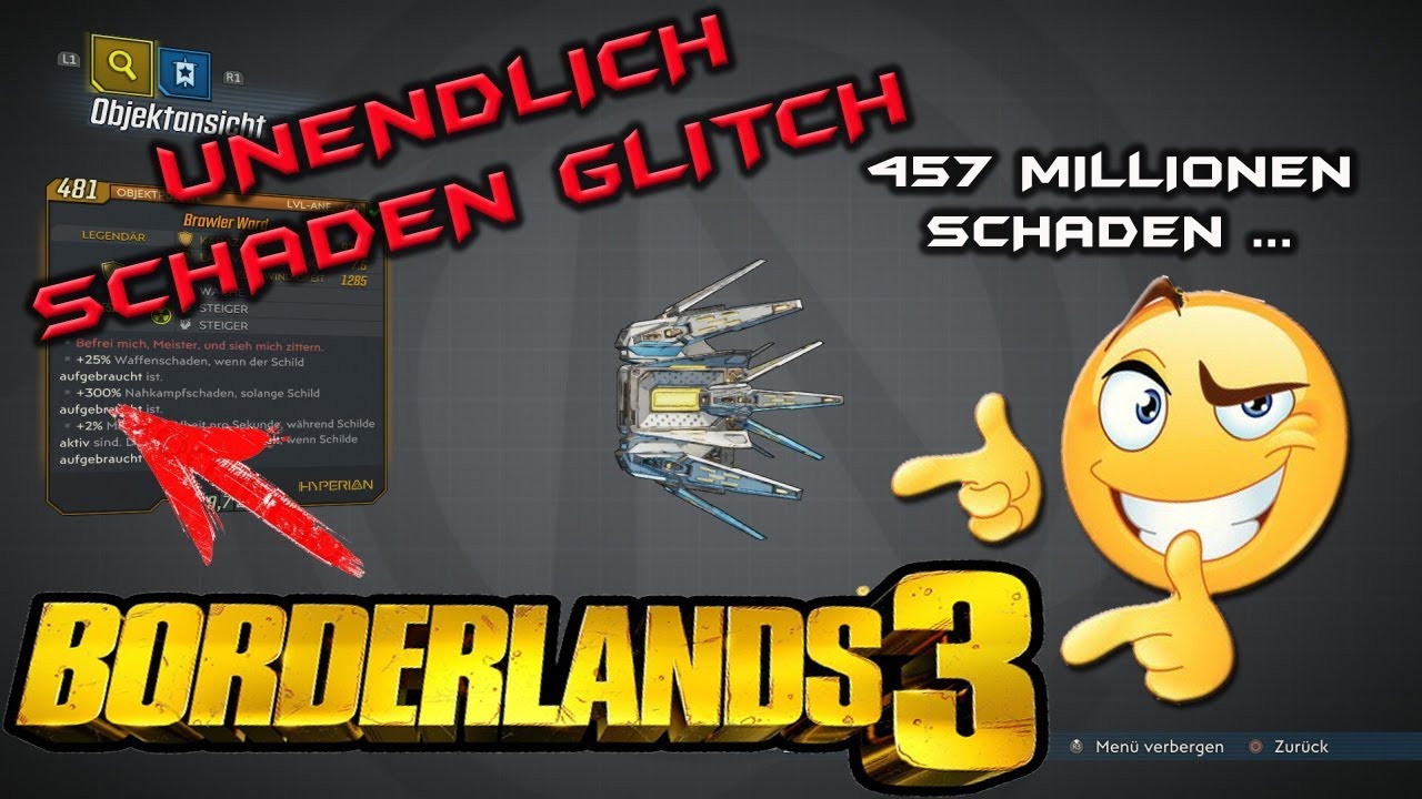 Borderlands 3 BL3 - Unendlich SCHADEN GLITCH, 476 Millionen Schaden - PATCH 1.08 [Deutsch] HD+