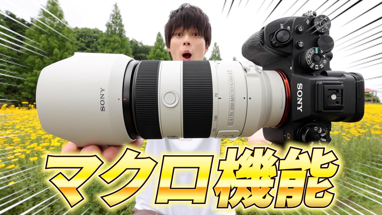 こんなスペックのレンズ見たことない!!!【FE 70-200mm F4 Macro G OSS Il】【SONY】