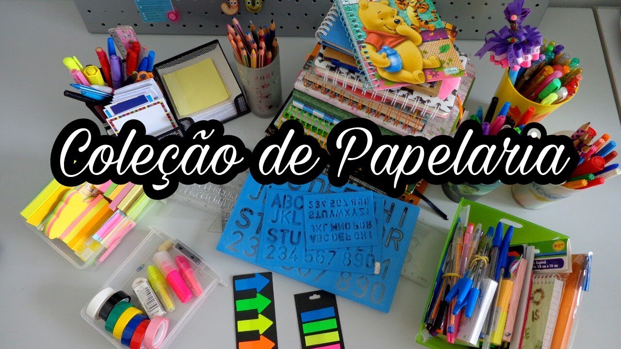 Tour pela Minha Coleção de Papelaria | Deitando o Lápis