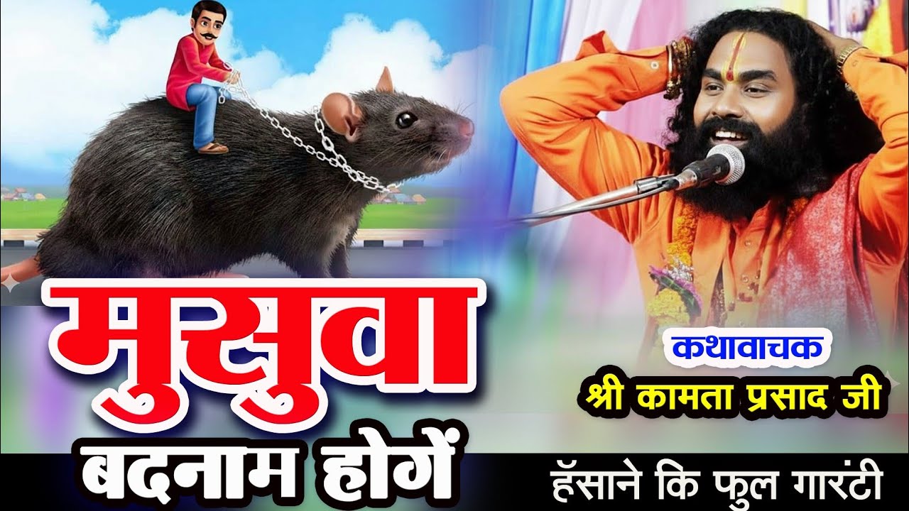 मुसुवा बदनाम होगे !! हास्य कथा !! #kamata Prasad !! New katha