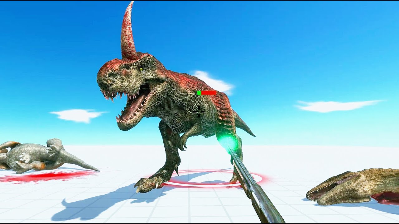 Can I Survive from 100 Dinosaur? 😱 | ARBS Simulator Battle \ game