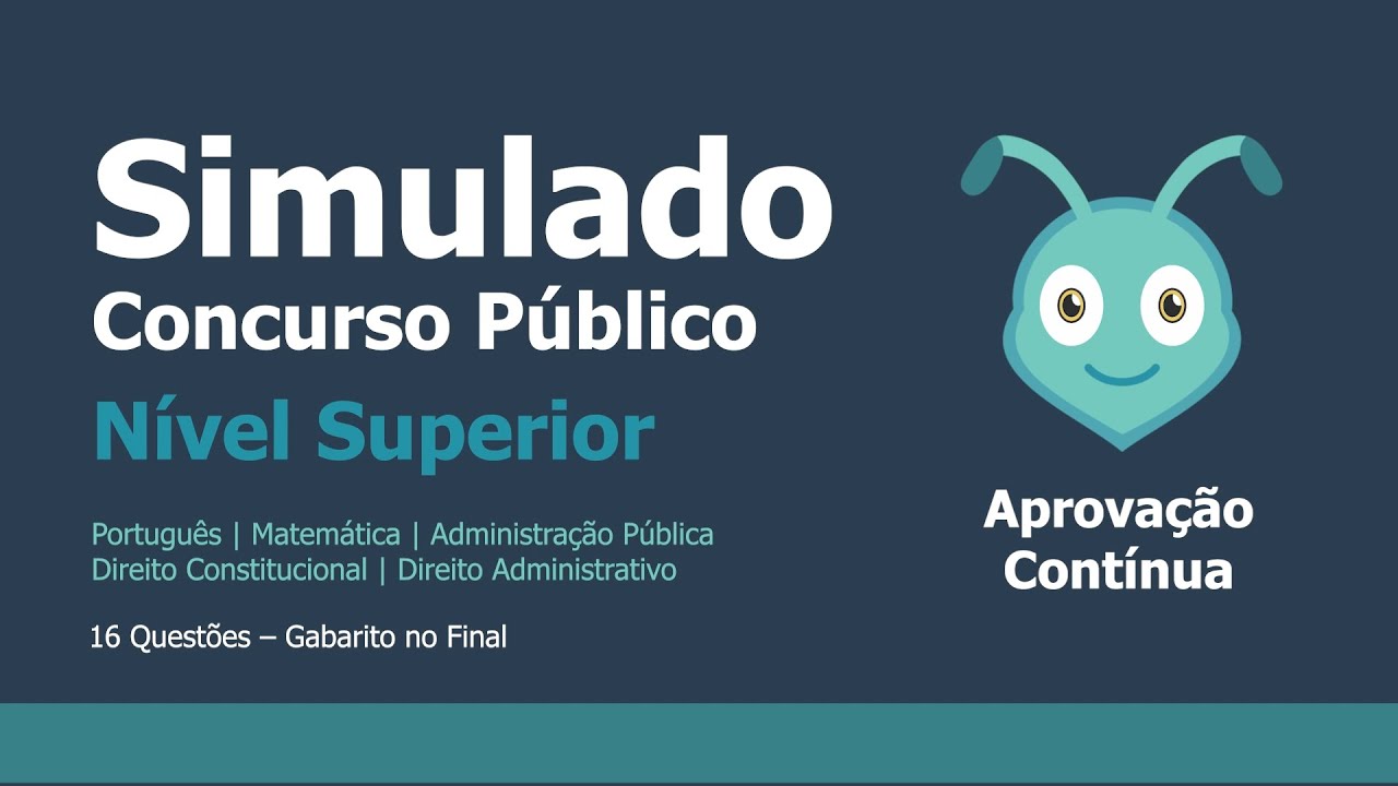 Simulado Concurso Público | Nível Superior (5)
