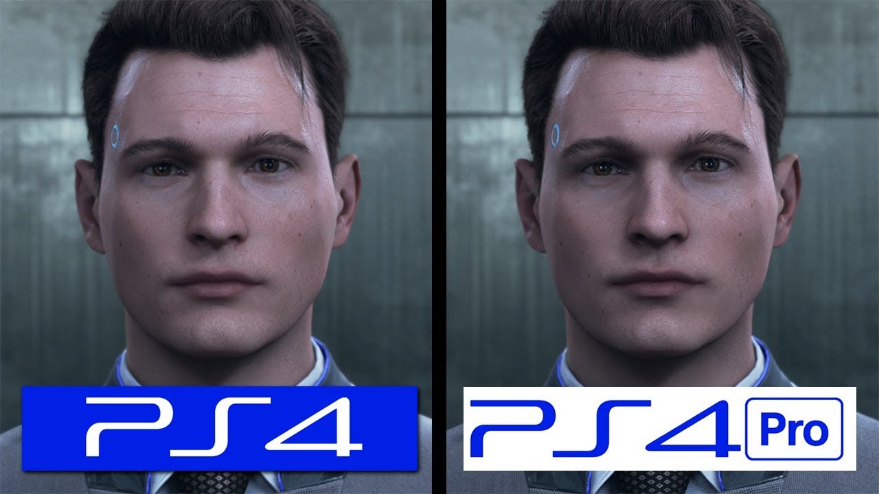 Detroit Become Human | PS4 vs PS4 Pro | Graphics Comparison | Comparativa