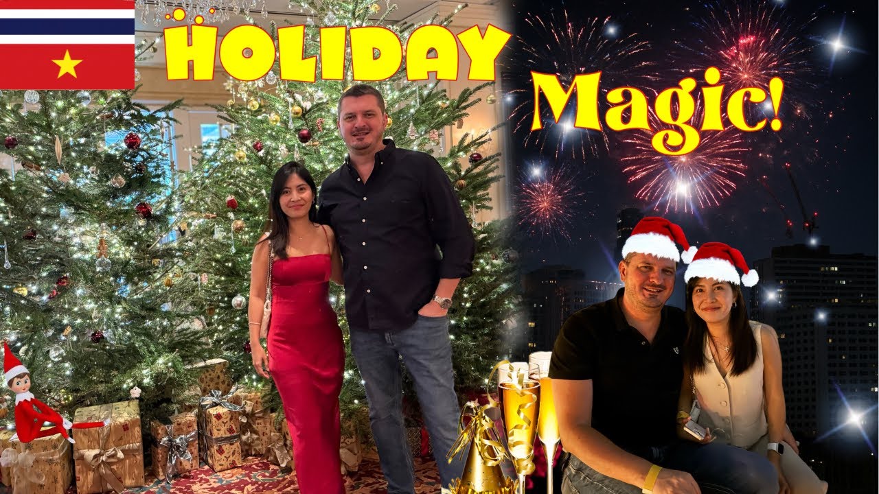 SAIGON streets to BANGKOK fireworks ✨🎄🎇 Holiday Vlog! 🇻🇳🇹🇭