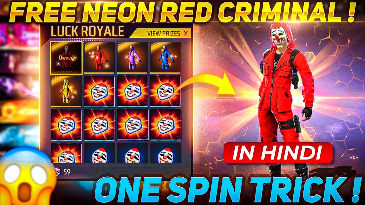 I Got Red, Green, Yellow and Purple Criminal Bundle - Garena Free Fire Hindi - Munna Bhai Hindi