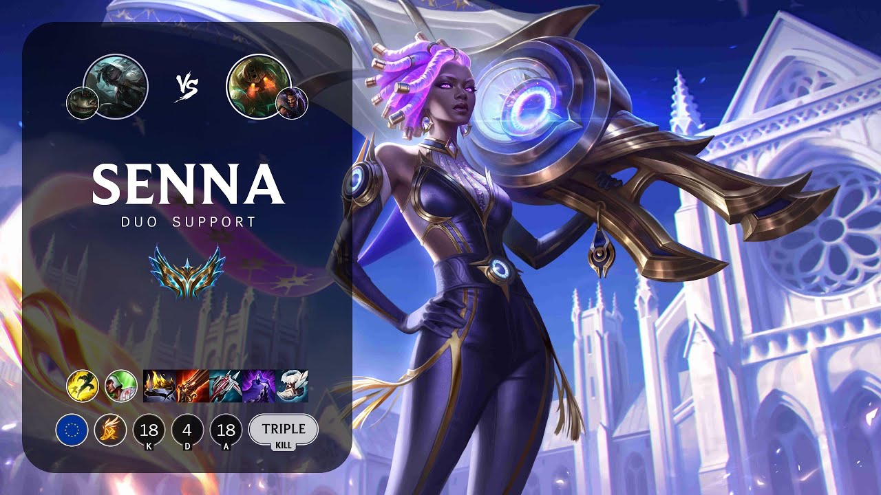 Senna Support vs Nautilus - EUW Challenger Patch 14.3