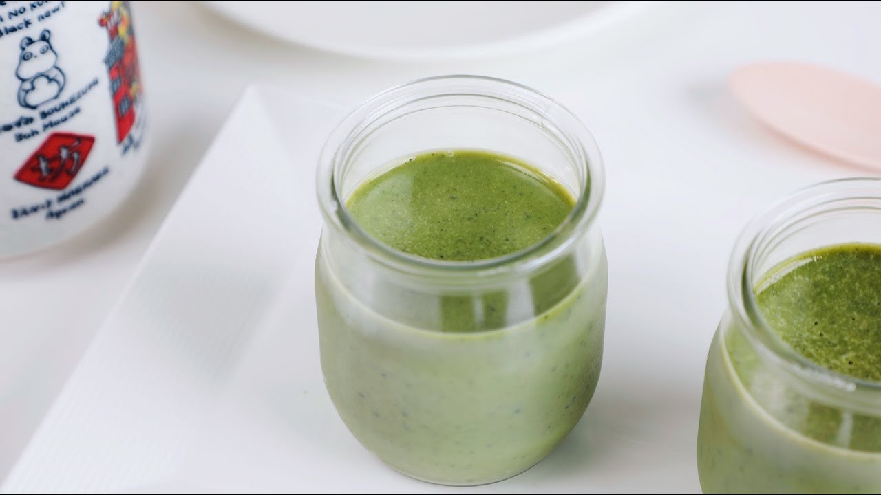 簡單易做 3種材料 抹茶牛奶布甸 (布丁) | No Gelatine Matcha Milk Pudding Recipe