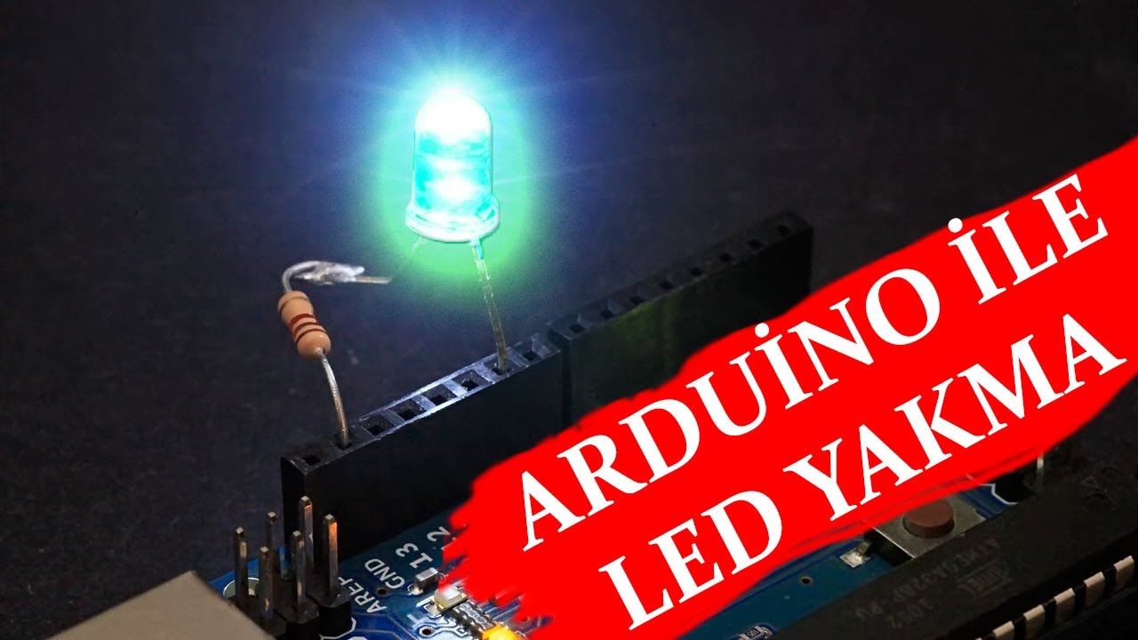 ARDUİNO İLE LED YAKMAK BLİNK UYGULAMASI - ( Temel seviye Arduino eğitimleri )