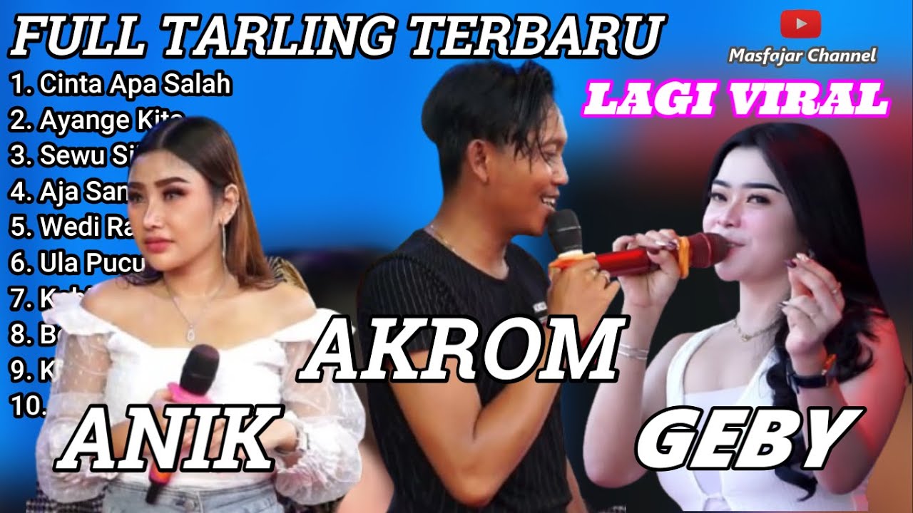 Tarling Cirebonan Indramayu lagu PANTURA TER VIRAL Anik Arnika Akrom Geby Gita