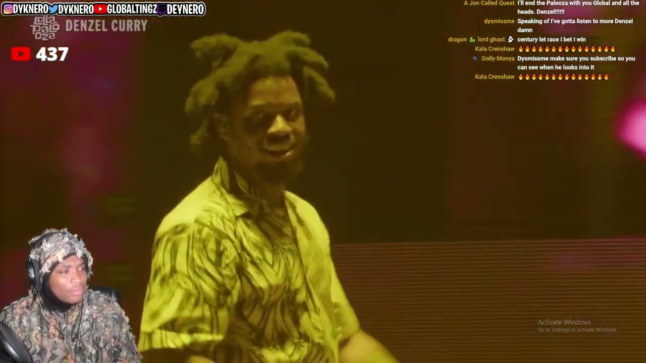 Deynero reacts to Denzel Curry LIVE @ Lollapalooza Chicago 2022 [FULL SET] [HD]
