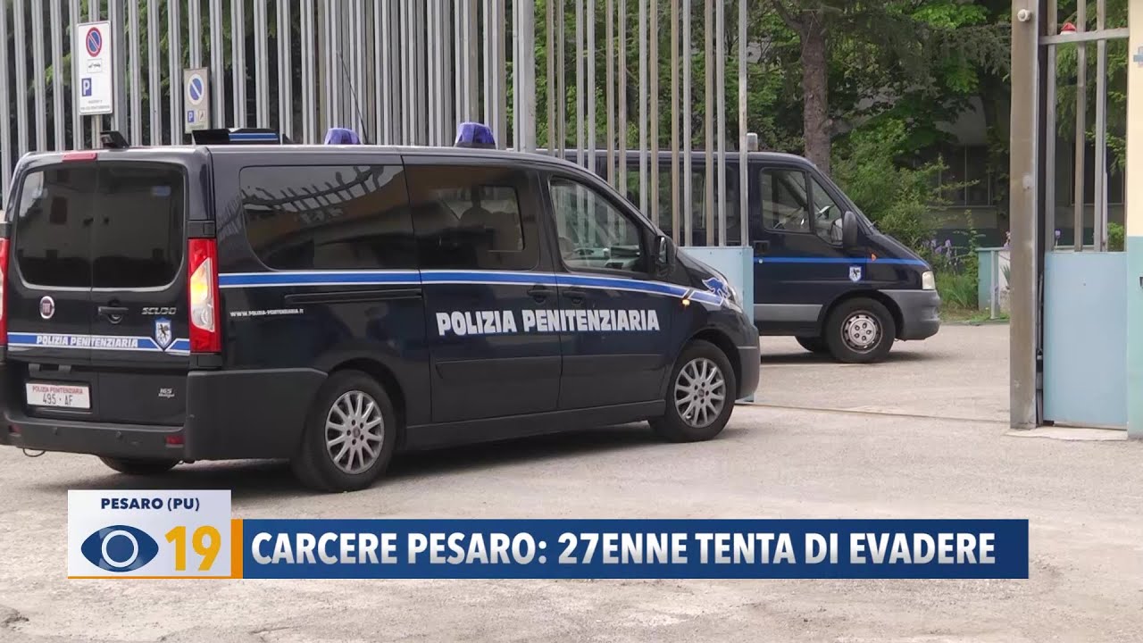 Carcere Pesaro: 27enne tenta di evadere