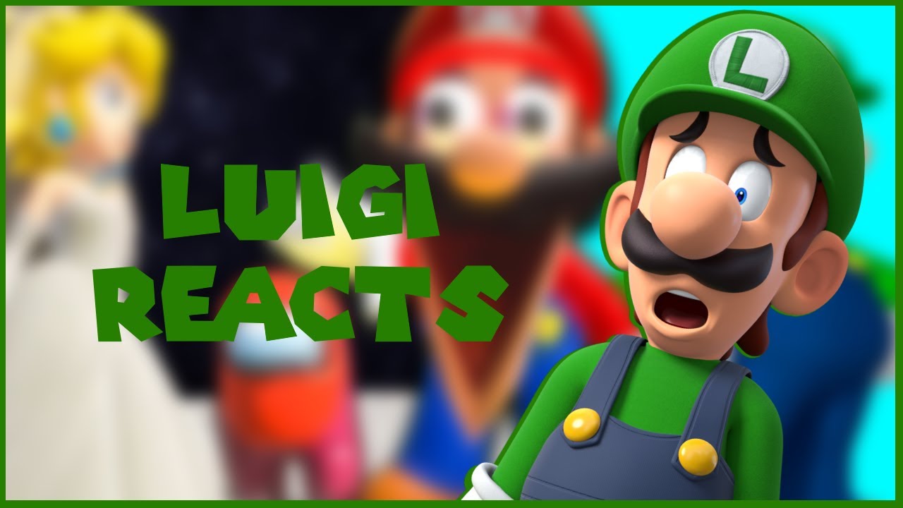 Luigi reacts to SMG4 Mario Reacts to  nintendo memes 2