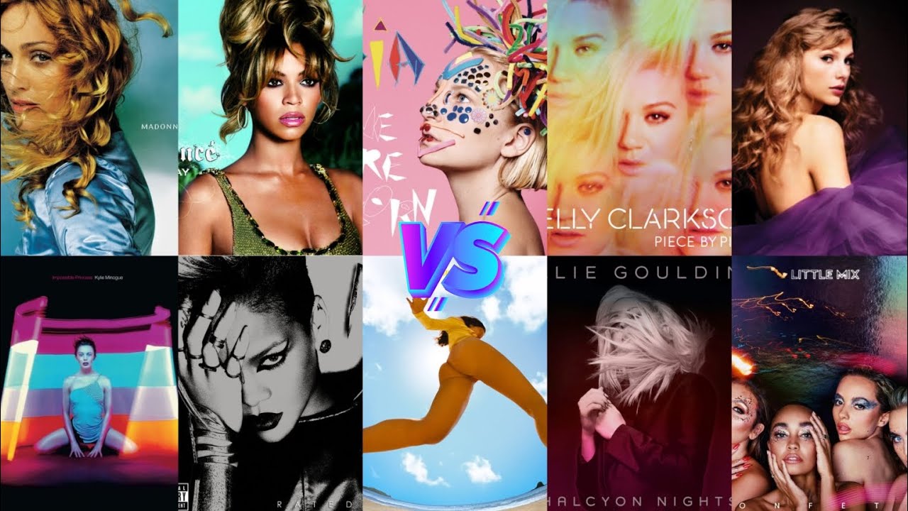 Ray Of Light vs Impossible vs Bday vs Rated vs WAB vs Solar Pow vs PBP vs Halcyon vs SN vs Confetti