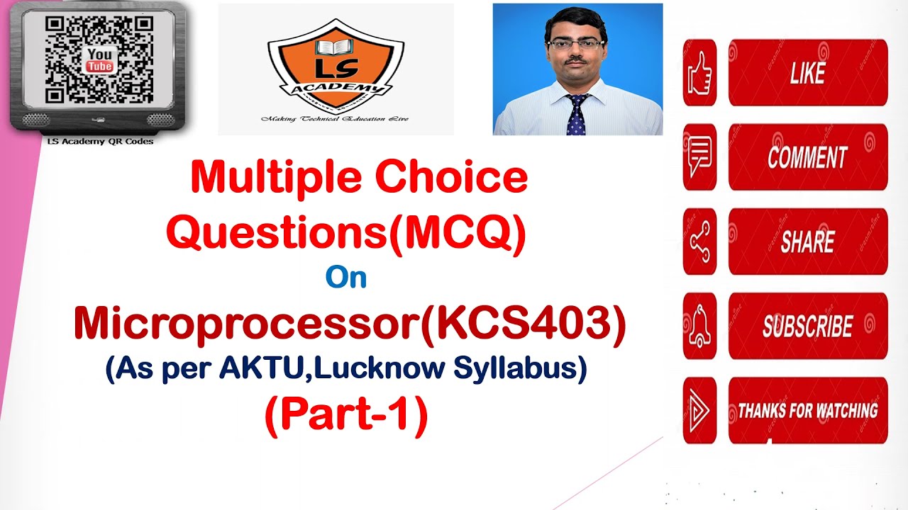 AKTU EXAM 2020-21| Microprocessor | MCQ | PART-1 |KCS403| Multiple Choice Questions