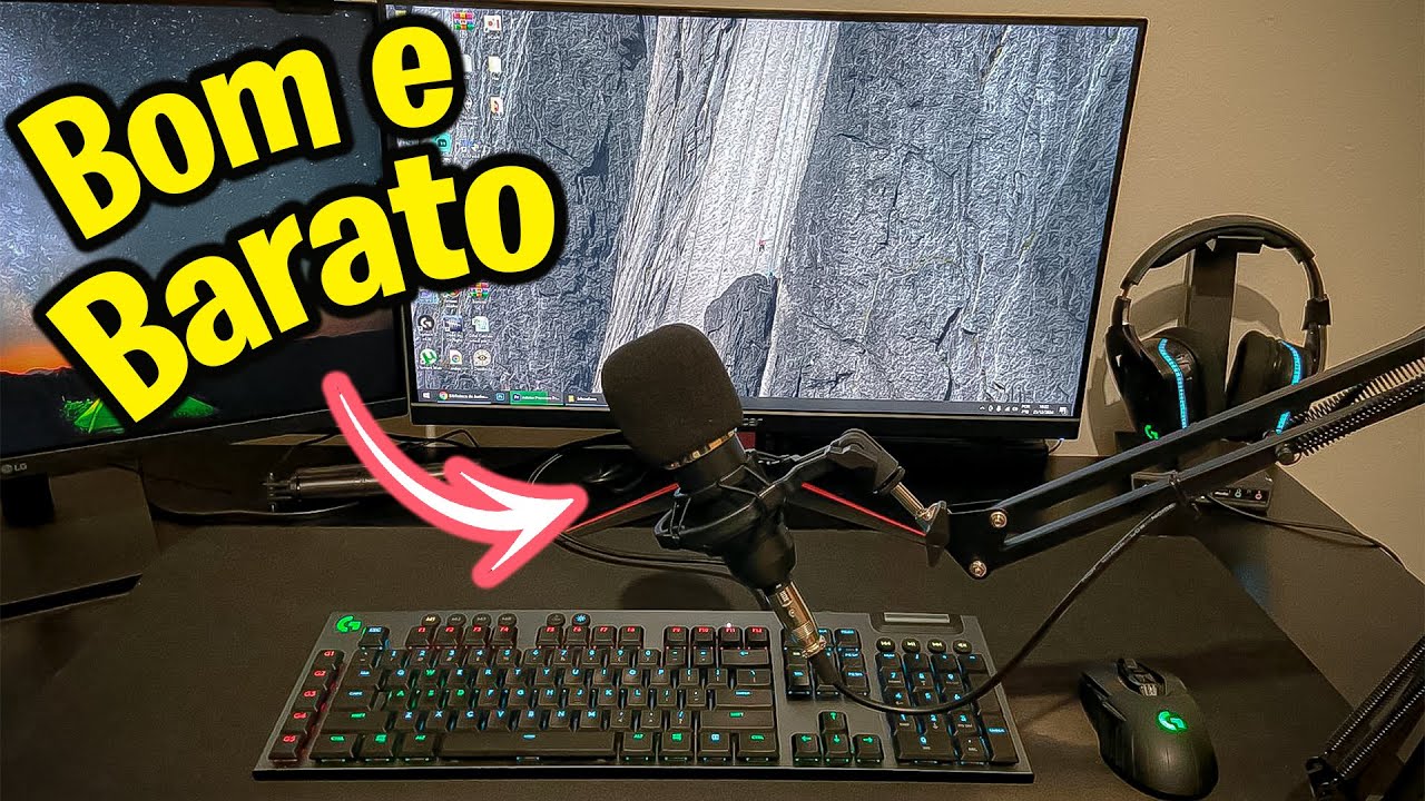 Review Microfone Condensador BM800 unboxing, análise e testes!! Vale a Pena??