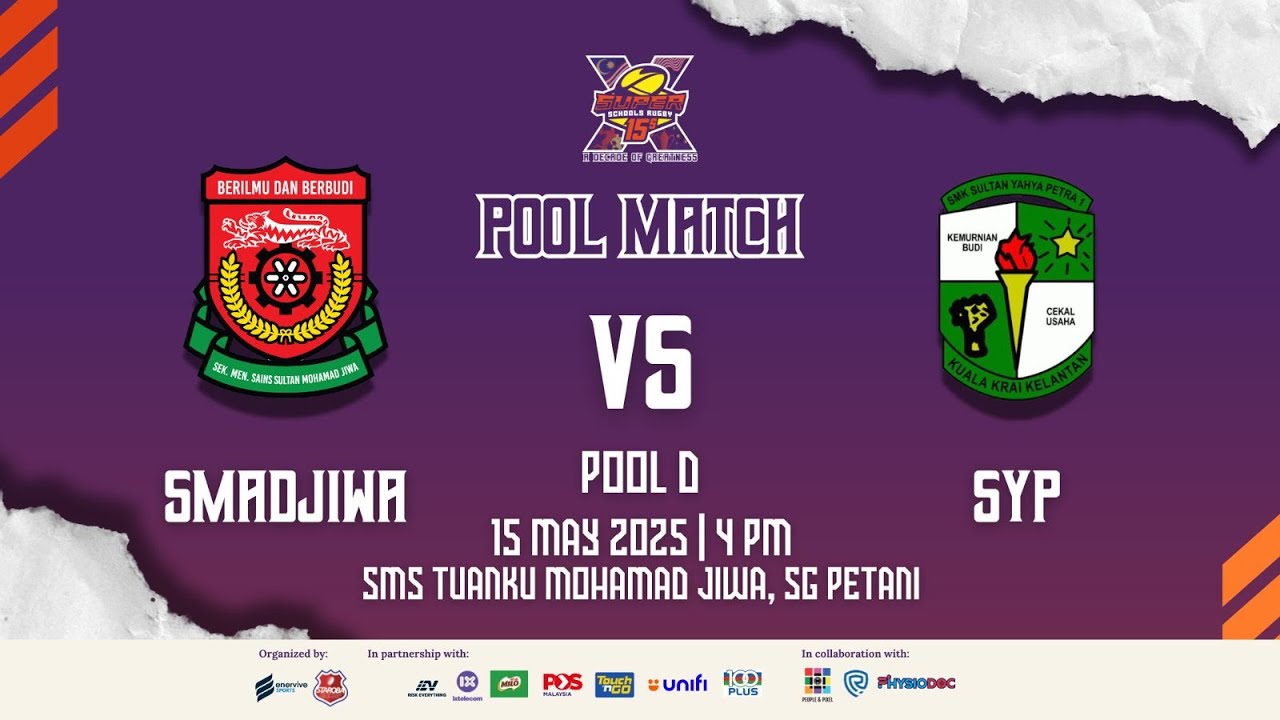 SSR15s - SMS Sultan Mohamad Jiwa vs SMK Sultan Yahya Petra 1