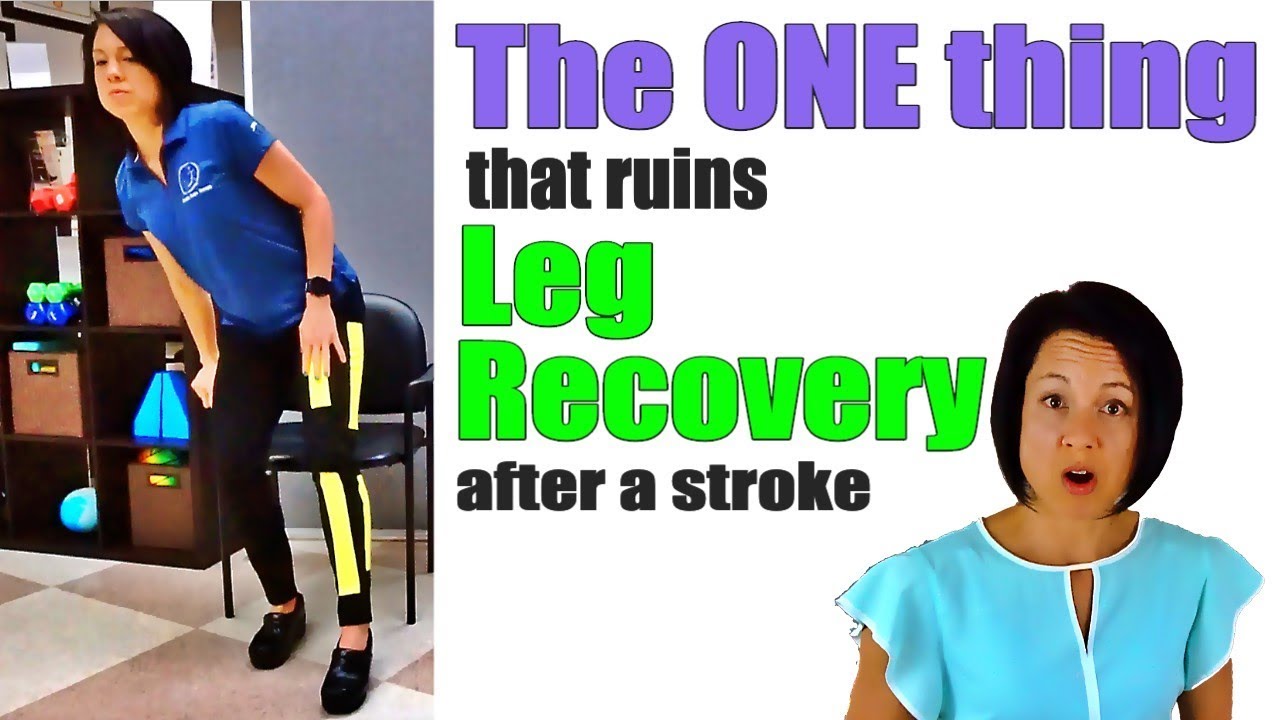 Stroke Leg Exercise: The BEST way to stand from a chair