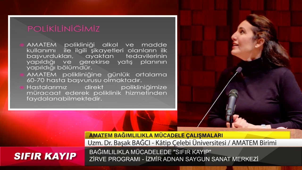 Amatem Birimi Uzman Dr. Başak Bağcı Sunumu