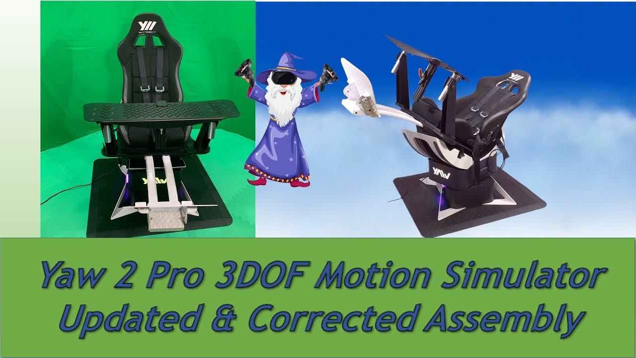 YAW 2 PRO 3DOF Motion Simulator Assembly Video, Updated 11_20_22