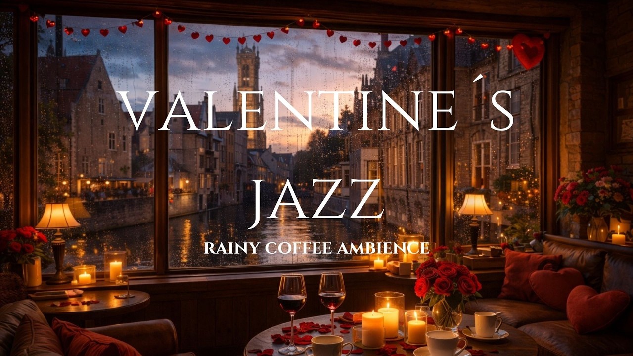 A Rainy Evening in Paris ☕ Jazz Café Ambience