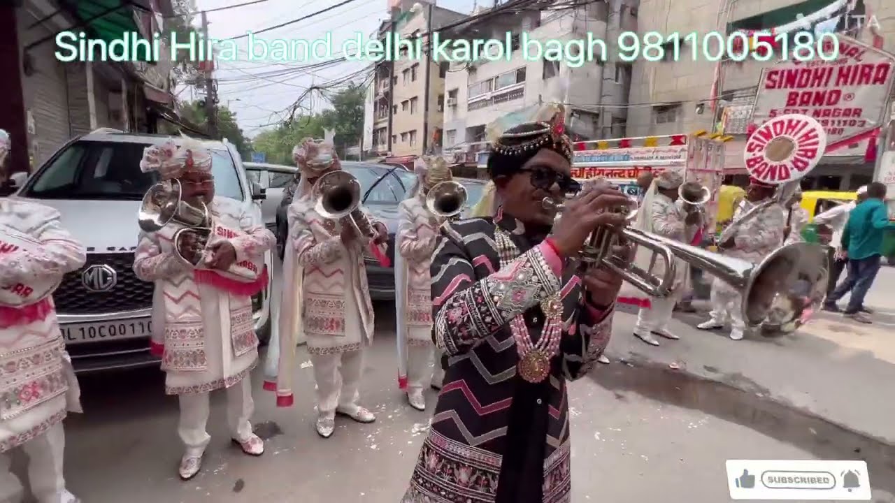 Sindhi Hira band delhi Karol Bagh Shobha yatra2023 best performance and best dress up ☎️ 9811005180