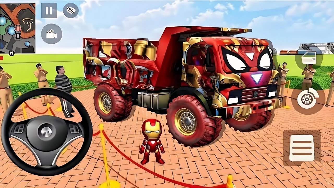 🤑Indian Thift Auto Simulator🤩Indian Showroom Purchase😯Modified Ironman Luxiry Dumper Truck& Car🥳Game
