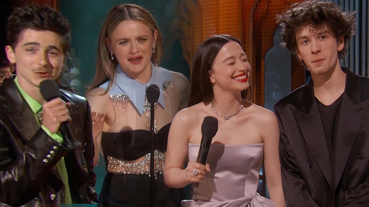 SAG Awards: Timoth&eacute;e Chalamet, Joey King and More Stars Have Teleprompter FLUBS!