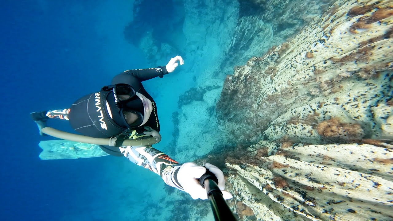 Freediving in Barracuda Lake, Philippines