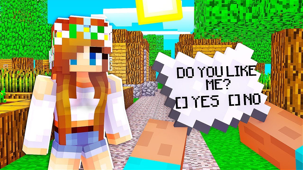Minecraft NOOB vs PRO: NOOB AND GIRL LOVE STORY IN VILLAGE! VILLAGER FAMILY CHALLENGE 100% TROLLING
