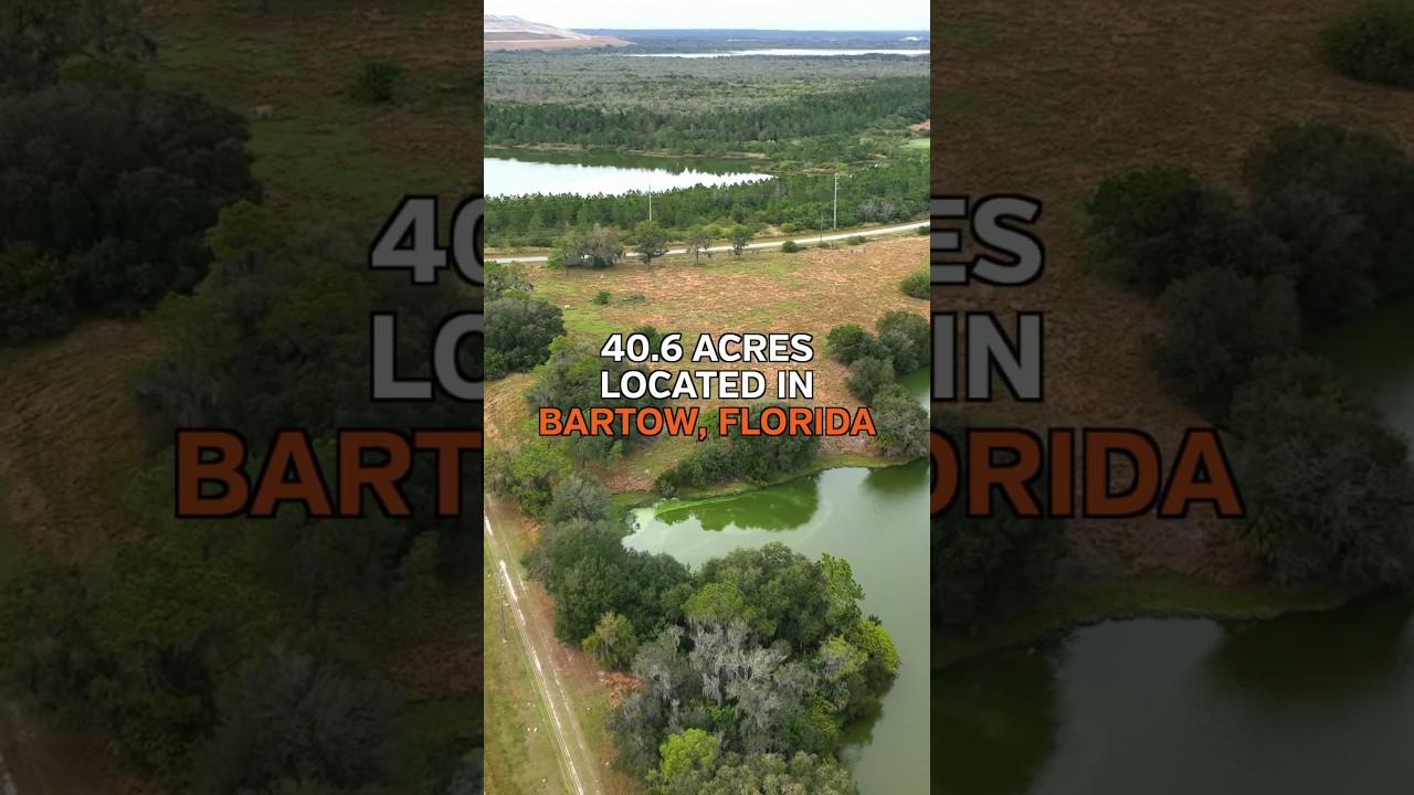 Industrial Land for Sale in Bartow, Florida | 40.6 &plusmn; Acres #realestate #land